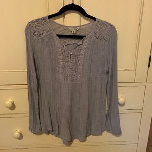 Lucky: Drop needle shirt in gray